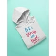 thumbnail image 3 of Let's Stay In Bed Hoodie Women -Image by Shutterstock, Female Medium, 3 of 4
