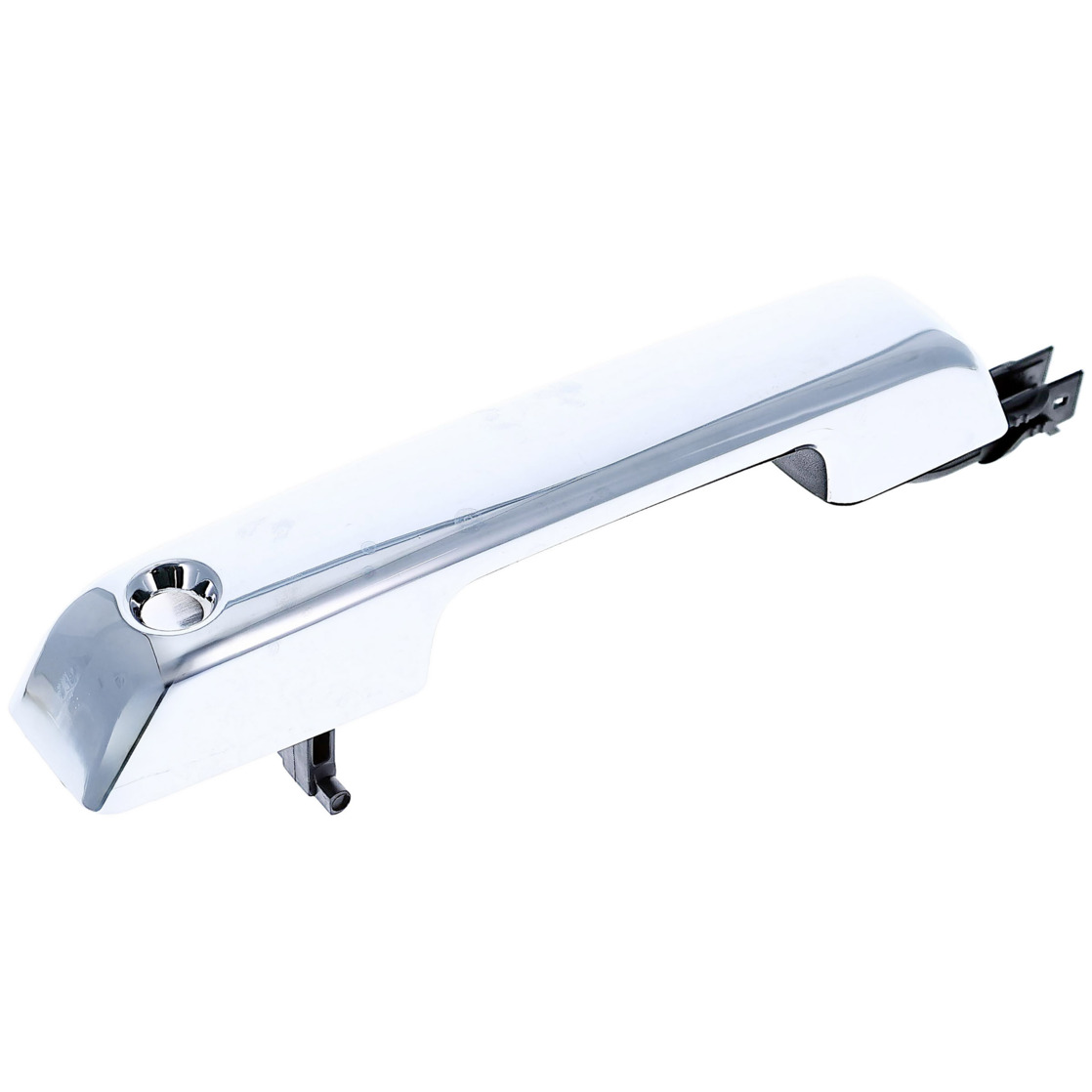 Dorman 15855 Front Driver Side Exterior Door Handle for Specific Ford Models, Chrome; Black