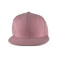 thumbnail image 2 of Top Headwear Plain Flat Bill Fitted Hat, Lt Pink 7 7/8, 2 of 2