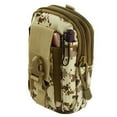 thumbnail image 2 of Heavy Duty Sports Waist Pack Pocket Belt for Alcatel OneTouch Fierce 2, Tru, Stellar, ELEVATE, Conquest, Fierce, 3, 1X, Cameo X, Kora, Verso, A30, PiXi 4 5, POP Icon 2 LTE, Pop 2 (Desert Camo), 2 of 8