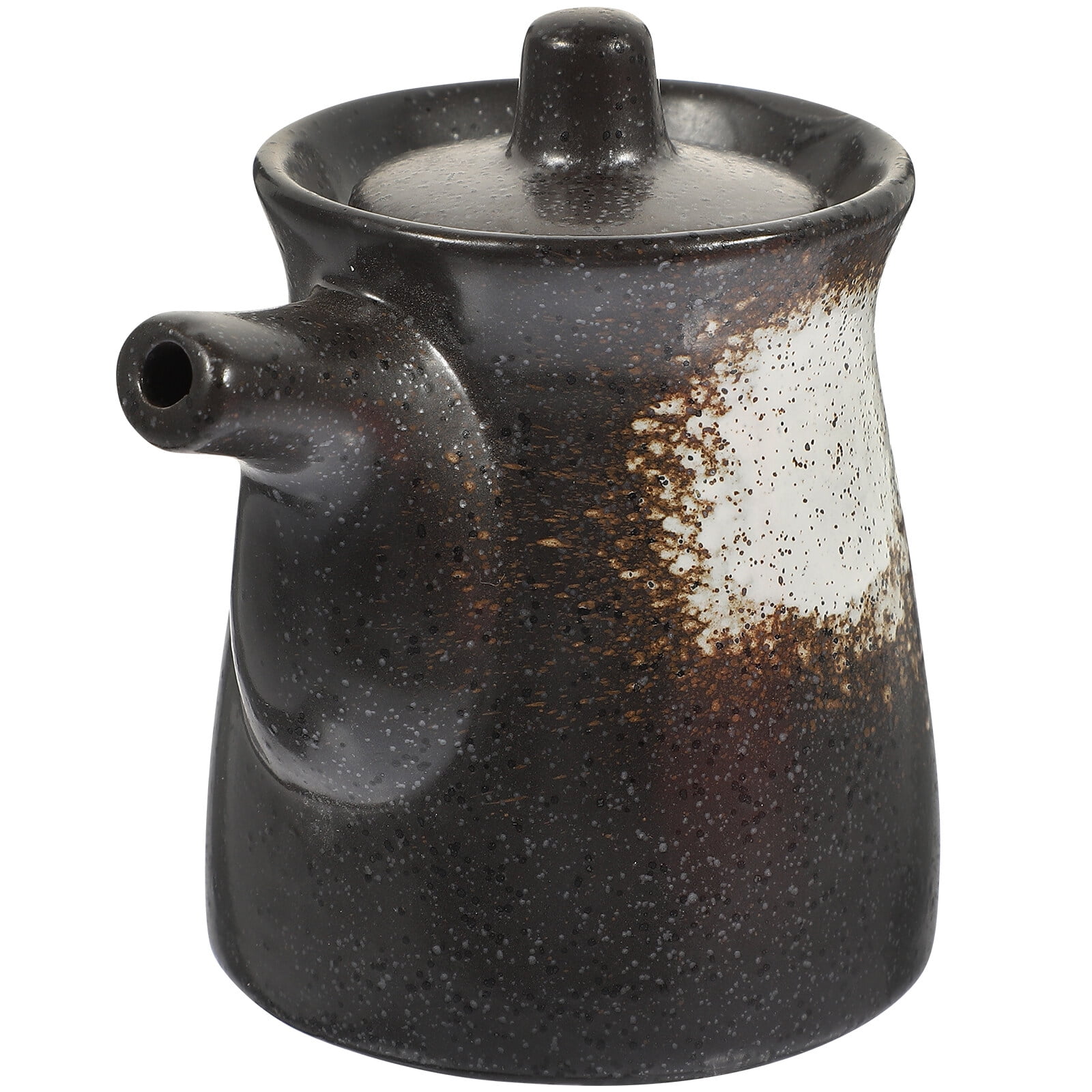 OUNONA Japanese Style Soy Sauce Container Ceramic Condiment Pot