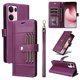 thumbnail image 3 of FOXDOCK Funda tipo Cartera para OPPO Reno 14 Pro 5G – Cubierta de Cuero PU con Múltiples Ranuras, Bolsillo para Efectivo y Correa de Muñeca, 3 of 6