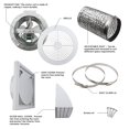 thumbnail image 2 of Ventilador de escape Quini 512M Through The-Wall 80 CFM 4.0 Sones, 2 of 7