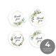 thumbnail image 3 of 4 diseños florales para sobres, marcos verdes, pegatinas de agradecimiento, rollo de 500 piezas, 3 of 7
