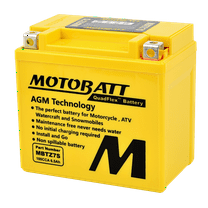 MBTZ7S Motobatt 12V AGM Battery Replaces YTX5L-BS/YTZ6S/YTZ7S