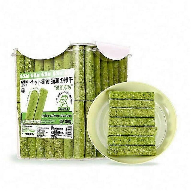 Berdexa Cat Grass Teething Sticks,Berdexa Cat Grass Feeding Stick,for Indoor Cat