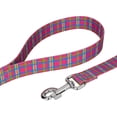 thumbnail image 6 of Country Brook Petz® Bubblegum Pink Plaid Everyday Collar and Leash, Large, 6 of 6