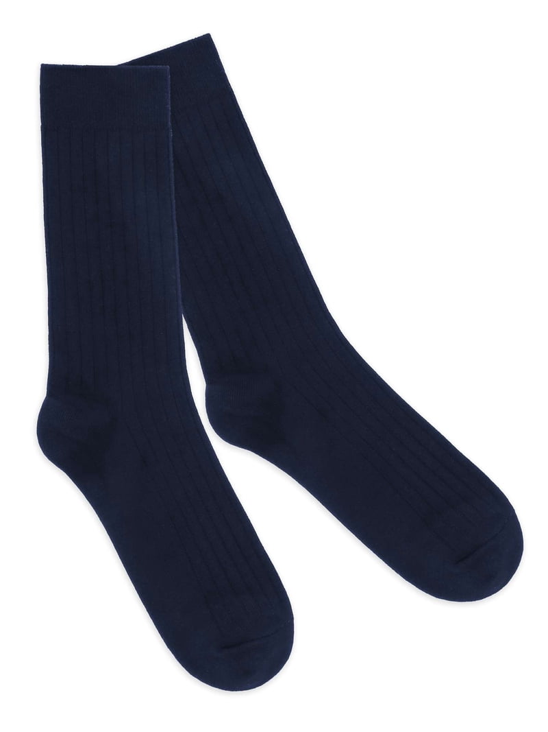 womens navy blue dress socks Concitor Women's Dress Socks Solid Colors COTTON Blend Low Cut No Show Sock