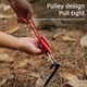 thumbnail image 4 of DQrwqpou 5M 4mm Outdoor Guy Lines Reflectante Ajustable para Acampar Senderismo (Rojo), 4 of 9