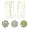 thumbnail image 1 of CHICHUMID Drapes for Living Room Green Tulle Window Curtain Privacy Light Filtering for Homeowners 1Pack, 1 of 6