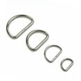 thumbnail image 4 of Metal D Ring Non Welded D-Rings Nickel Plated Silver 1 Inch (100 Pack), 4 of 7