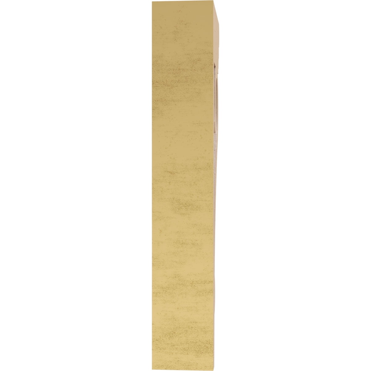3"W x 6"D x 18"H Thin Mayflower Rough Cedar Woodgrain TimberThane Corbel, Primed Tan