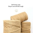 thumbnail image 3 of Hemp Rope, Flexible Fine Workmanship 50m Length Easy Cutting Multipurpose Jute Rope  for Party, 3 of 7