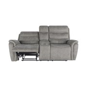 New Classic Furniture Kamari 2-Piece Fabric Manual Living Room Set in Gray
