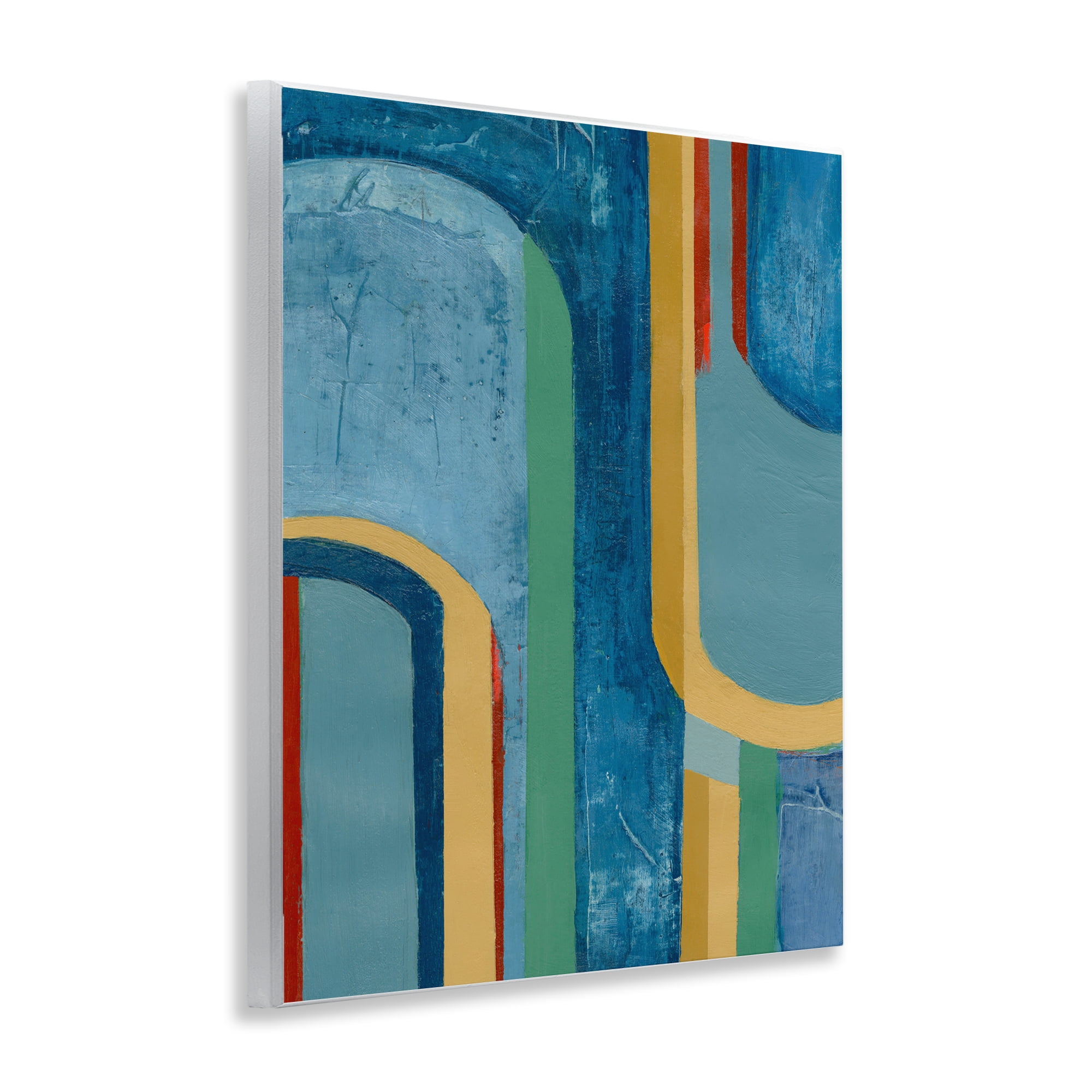 Stupell Industries Dynamic Arches Pattern Abstract Painting Unframed Art Print Wall Art, 11 x 14