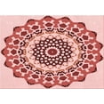 thumbnail image 1 of Ahgly Company Machine Washable Indoor Rectangle Transitional Lava Red Area Rugs, 2' x 4', 1 of 7