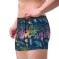 thumbnail image 3 of Wukai Undersea Animals Print Men’s Underwear Breathable Boxer Briefs,&nbsp;Moisture Wicking & Breathable-Large, 3 of 7