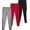Charcoal/Red/Black, variant on iXtreme Boys Sweatpants - 3 Pack Performance Fleece Boys Joggers Athletic Pants with Pockets (Size 8-16)