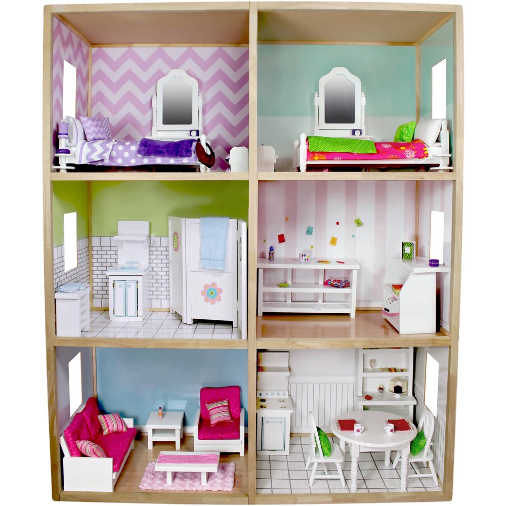 My Girl's Dollhouse for 18" Dolls, Modern Style