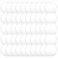 thumbnail image 2 of 50 Pcs 3 Inch Acrylic Blanks with Hole Transparent Circle Ornament Clear Round Christmas, 2 of 10