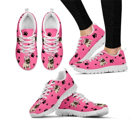 

Luxury designer shoes For Women Fashion Pets Dogs Footprints Paw Heart Love Heartbeat Print Woman Flats Ladies Casual Sneaker