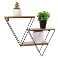 thumbnail image 2 of Truu Design Étagère murale flottante décorative en bois - Triangle, 2 of 5