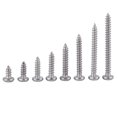 thumbnail image 1 of Greensen Accessoire de Menuiserie, Vis, 200 Pcs Vis en Acier Inoxydable M3 SS304 Auto-Tappantes Tête Plate, 1 of 7