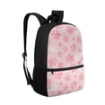 thumbnail image 2 of Uorisanigo Kids School Bag Pink Dog Paw Backpack with Padded Straps 17 Inch Kids Backpack Preschool Elementary Kindergarten Back to School Bag Large Capacity 6-12, 2 of 6