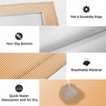 thumbnail image 6 of Orange Striped Outdoor Rug for Patio/Deck/Porch, Non-Slip Large Area Rug 6 x 9 Ft, Modern Minimalist Vertical Stripes Art Indoor Outdoor Rugs Washable Area Rugs, Reversible Camping Rug Carpet Runner, 6 of 8