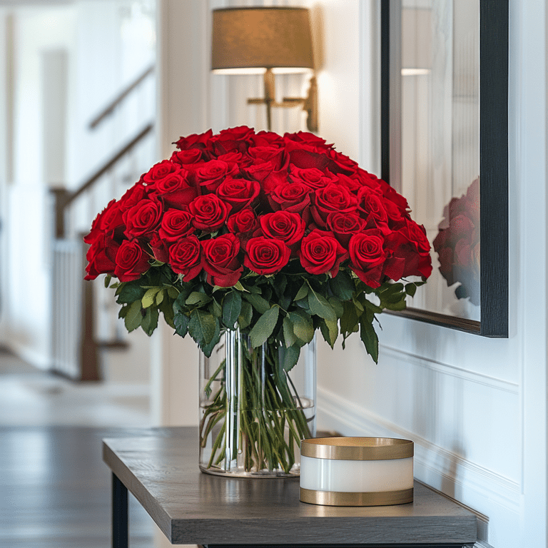 Globalrose Fresh Real Live 50 Red Roses Bundle - Walmart.com