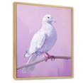 thumbnail image 2 of Designart "Refined Polished Peace I" Dove Floater Framed Wall Art Living Room, 2 of 5