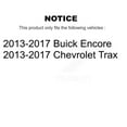 thumbnail image 2 of CMX Front Rear Disc Brake Caliper Assembly Left Right Side (Driver Passenger) Kit for Car 2013-2017 Chevrolet Trax Buick Encore KBC-100091, 2 of 10
