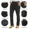 thumbnail image 7 of LANBAOSI Men Hiking Waterproof Outdoor Winter Snow Ski Fleece Lined Softshell Pants Size L, 7 of 7