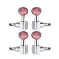 thumbnail image 4 of Ukulele Tuning Peg, 2R2L Ukulele Machine Head Tuners Tuning Accurately Ukulele String Tuning Pegs Locking Tuners Zinc Alloy Machine Heads Silver Red, 4 of 8