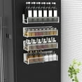 thumbnail image 3 of 100Fens Magnetic Spice Storage Rack Organizer For Refrigerator And Oven,Black Fridge Organizers And Storage, 3 of 6