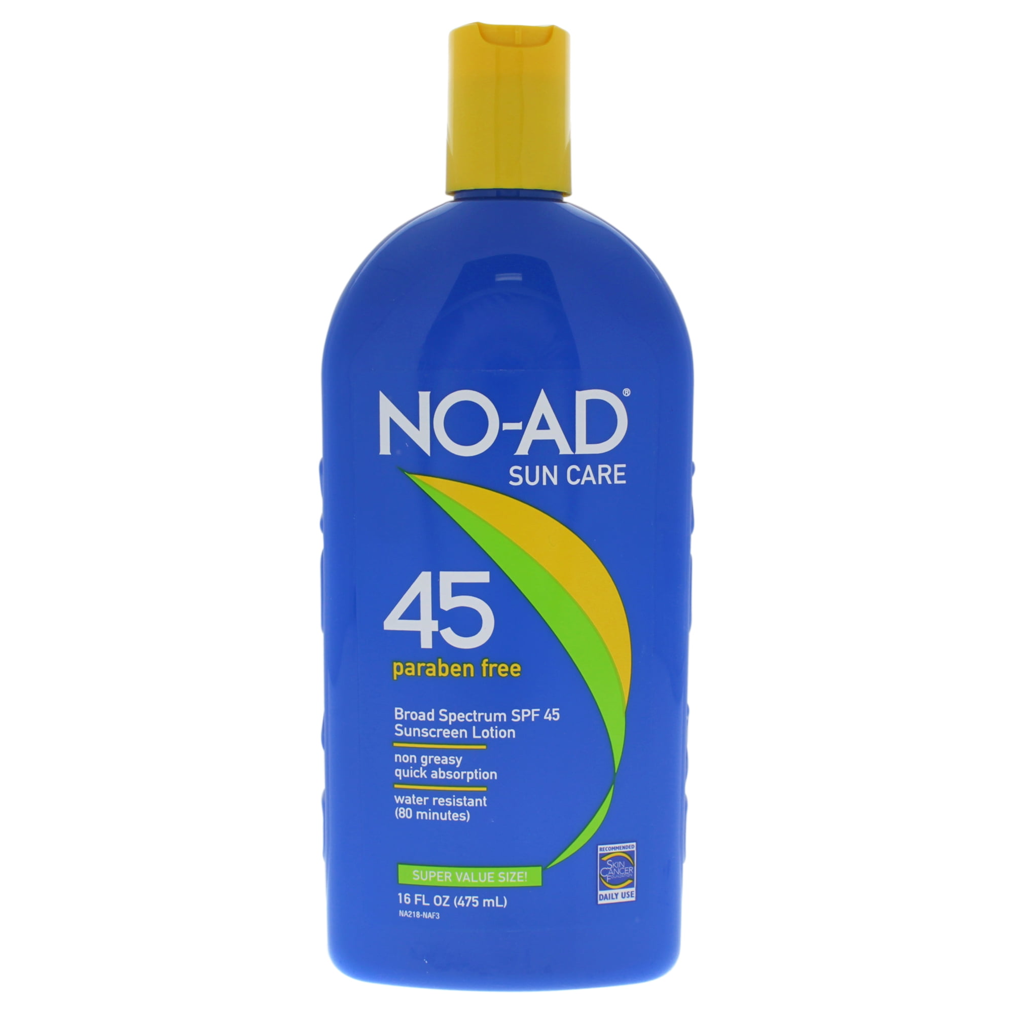 Sunscreen Lotion SPF 45 by NO-AD for Unisex - 16 oz
