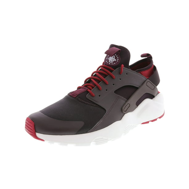 Nike Men's Air Huarache Run Ultra Port Wine / Bordeaux Noble Red Ankle-High Mesh Running Shoe - 13M