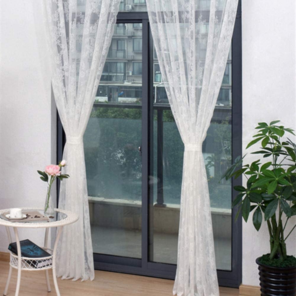 Bedroom Living Room New 150x250 Ready Made White Voile Net Curtain 