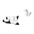 thumbnail image 1 of Reloj De Pared Con Forma De Panda, Figura De Porcelana, Estatua De Caballo, Práctico, Resistente, Moderno, Bonito, Decorativo, Escultura De Animal, Adorno De Mesa Para Sala De Estar, Interior,, 1 of 8