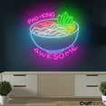 thumbnail image 3 of Craftnamesign Pho King Awesome Led Sign Board, Pho King Neon Light, Pho Vietnamese Sign Wall Art, 3 of 5