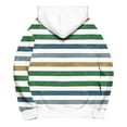 thumbnail image 4 of Wyobmus Womens Striped Oversized Hoodies Casual Long Sleeve Color Blocked Pullover Sweatshirts with Pocket Y2K Pullover Tops Fall Fashion Clothes D-Green, 4 of 5