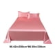 thumbnail image 3 of Ice Silk Bed Sheet Pillow Case 3 Piece Set And Luxurious Soft Ice Silk Bed Sheet Suitable For All Seasons Cool Ice Silk Fabric Washable, 3 of 8