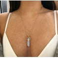 thumbnail image 4 of Natural Handmade Point Necklace Hexagon Chain Pendant Necklace Crystal For Woman, 4 of 11