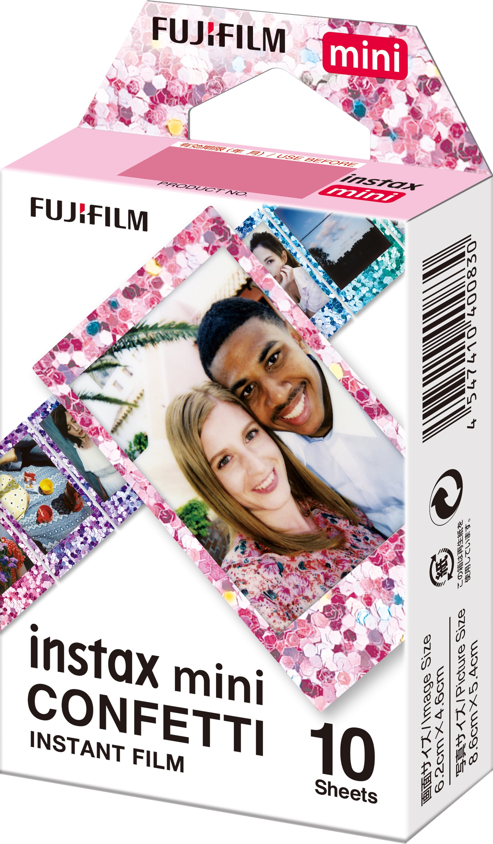 Fujifilm Instax Mini Film - Candy Pop (10 Exposures) 