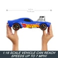 thumbnail image 4 of Hot Wheels 1:16 Scale RC Rodger Dodger USB-Rechargeable Toy Car, Battery-Operated Remote Control, 4 of 6
