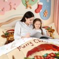 thumbnail image 5 of Manfei Western Xmas Festive 7-Piece Twin Bedding,Cute Christmas Highland Cattle Bedding Comforter Set,Xmas Reversible, 5 of 7