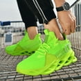 thumbnail image 4 of Women Men Running Shoes Breathable Non Slip Mesh Sneakers, Hollow Outsole Athletic Shoes Blade Type Fashion Sneakers Sport Workout Gym, 4 of 14