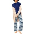thumbnail image 4 of MINTREUS Womens Pajama Sets Soft Long Sleeve Sleepwear Ladies Loungewear Two Piece Pjs with Pockets, 4 of 7