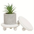 thumbnail image 1 of 2pcs Brown Mini Risers For Display Wood Risers For Tier Tray Decor Small 4inch, 1 of 5