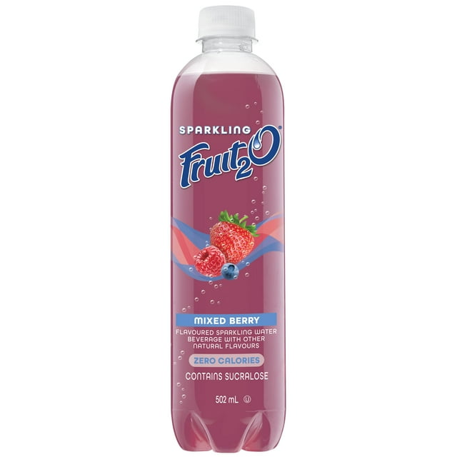 Fruit2O Sparkling Mixed Berry 502ML